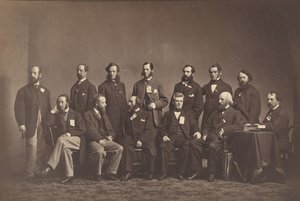 [Leden van de New York Sanitary Commission], ca. 1860 door Mathew Brady