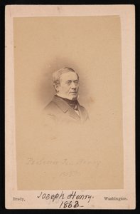Portret van Joseph Henry 1797-1878, 1863 door Mathew Brady