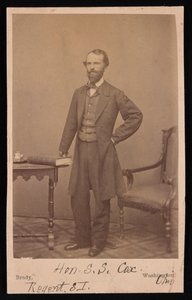Portret van Samuel Sullivan Cox 1824-1889, Voor 1889 door Mathew Brady