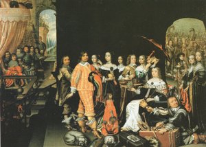 Verheerlijking van keurvorstin-weduwe Elisabeth Charlotte van Brandenburg als koningin van Saba door Mathias Czwiczek