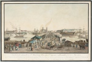 Eerste jubileumviering van St. Petersburg, eeuwfeest van de stad op mei 1803, 1804 door Mathias Gabriel Lory