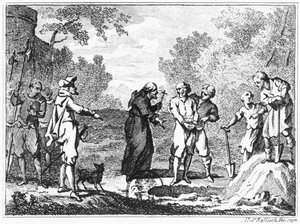 Executie van Vlaamse protestanten door Spaanse katholieken, 1790