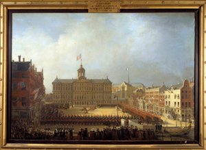 Aankomst van Napoleon I op de Place Royale in Amsterdam 15/10/1811