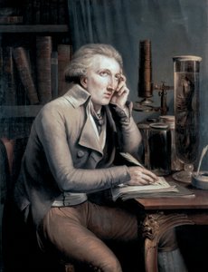 Portret van Georges Leopold Cuvier door Mathieu Ignace van Bree