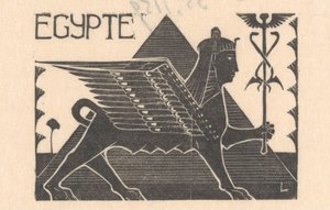 Sfinx en piramide