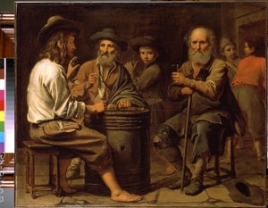 Boeren in een taverne