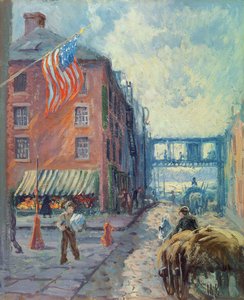Van Wyck Familiehuis, New York City, c.1923 door Matilde Browne