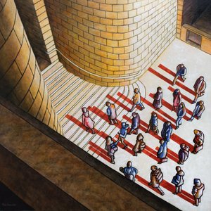 Footfall, 2018 (acryl op paneel)
