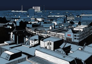 Mystery Power Cut, 2016 (acrylinkt, digitaal)