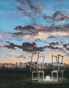 Plaatshouder, 2022 (acryl op doek)