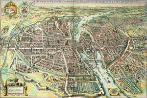 Plan van Parijs in 1615
