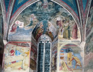 Scènes uit het leven van St. Johannes de Doper, uit de kapel van St. Jean, 1346-48