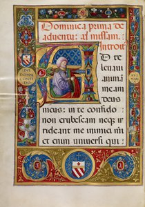 Begin A: Koning David door Matteo da Milano