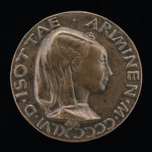 Isotta degli Atti, 1432-1474, Minnares 1446, daarna Vrouw na 1453, van Sigismondo Malatesta [voorzijde]