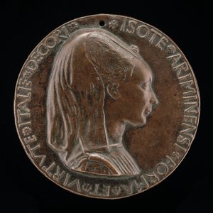 Isotta degli Atti, 1432-1474, minnares 1446, daarna vrouw na 1453, van Sigismondo Malatesta door Matteo di Andrea de Pasti