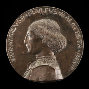 Sigismondo Pandolfo Malatesta, 1417-1468, Heer van Rimini en Fano (voorkant)