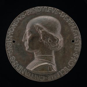 Sigismondo Pandolfo Malatesta, 1417-1468, Heer van Rimini en Fano [voorzijde], 1446