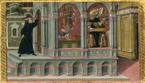 Visioen van Sint Augustinus van de Heiligen Hiëronymus en Johannes de Doper