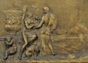 Venus en Adonis door Matthäus Donner