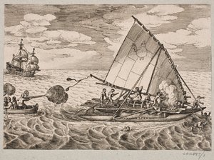 Hollanders veroveren schip met wilde mensen en kinderen