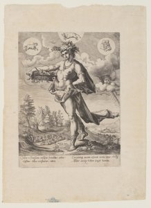 Lente, uit De vier seizoenen door Matthaus Greuter