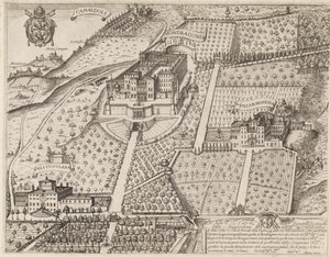 Uitzicht op Frascati en omgeving