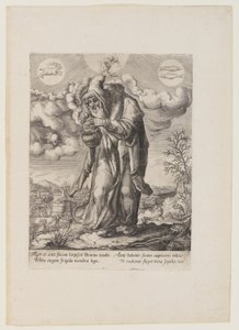 Winter, uit De vier seizoenen door Matthaus Greuter