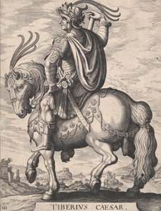 Plaat 3: Keizer Tiberius te Paard, uit 