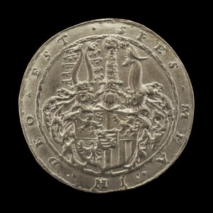 Wapenblazoen [achterkant], ca. 1532 door Matthes Gebel
