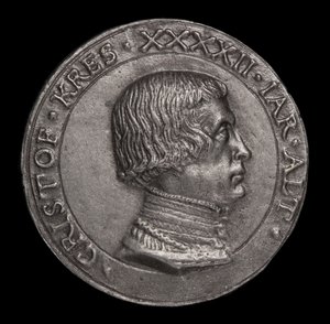 Christoph Kress von Kressenstein, 1484-1535, Patriciër en Diplomaat [voorzijde], 1526 door Matthes Gebel