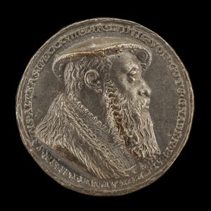 Ludwig X, 1495-1545, hertog van Beieren 1514 [voorzijde], 1535 door Matthes Gebel
