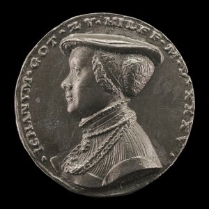 Magdalena Rummel, Vrouw van Lorenz Staiber 1509 [achterzijde], 1535