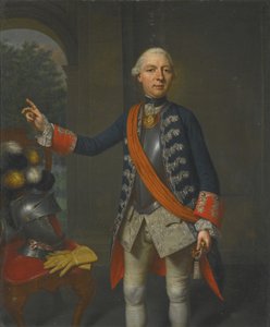 Portret van Friedrich Wilhelm Ernst, Graaf van Schaumburg-Lippe 1724-1777, 1763