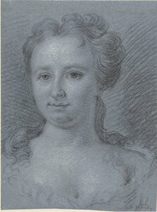 Portret van een mejuffrouw Swiers geboren Moleneyser