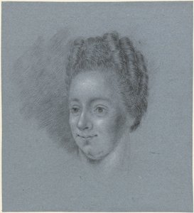 Portret van een vrouw, naar links