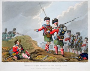 Hooglandtroepen bij de Slag bij Vimeiro, Peninsulaire Oorlog, 1808-1816