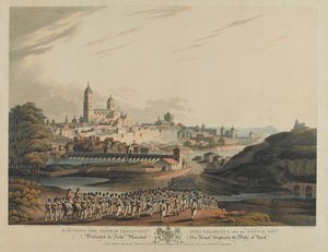 De Franse gevangenen marcheren naar Salamanca na de slag, 1812 door Matthew Dubourg