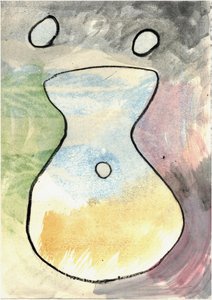 Du Serie Douce Le Matin 6, 2021 (aquarel  houtskool)