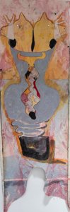 Mariage Pour Tous, 2018 (gemengd op doek) door Matthew Hilton