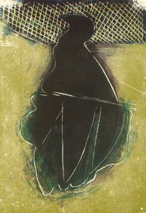 Vogel, 2018 (linoleumsnede)
