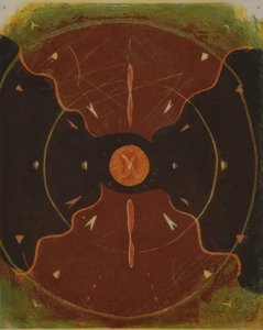 mandala 1, 2013 (linoleumsnede)