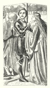 De Jonge Koningin-Echtgenote door Matthew James (attr. to) Lawless