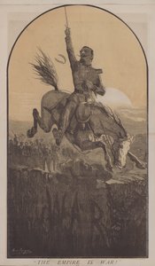 Het Rijk is Oorlog! (kleur litho) door Matthew
