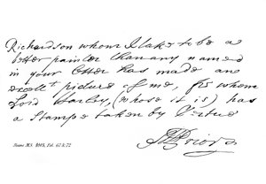 Deel van een brief van dichter Matthew Prior, laat 17e-begin 18e eeuw, 1840 door Matthew Prior