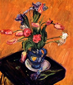 Tulp en Iris, 1929 door Matthew Smith
