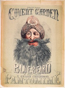 Poster voor een kerstpantomime van 