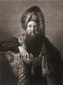 Edward Wortley Montagu. Portret. (prent) door Matthew William (after) Peters
