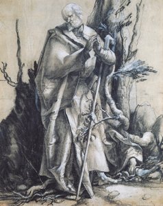 Sint Jan in het bos door Matthias (c.1480 1528) Grunewald