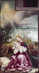 Allegorie van de Geboorte. Issenheim Altaarstuk (of Isenheim)