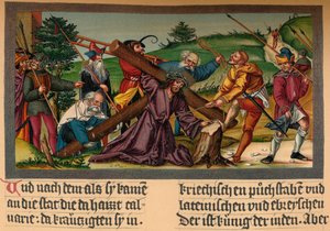 Christus op weg naar Calvarie